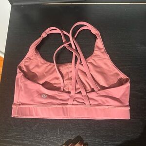 Lululemon Peloton Pink Sports Bra